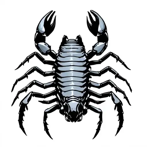 Half Built Mechanical Scorpion, steampunk inspired tattoo tattoo design idea
