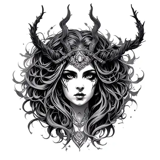 Hecate tattoo design idea