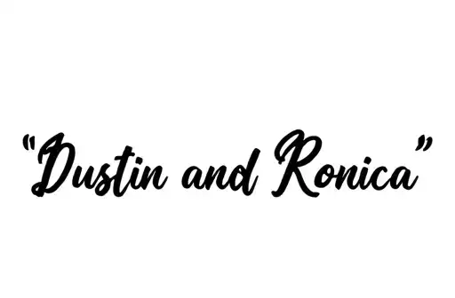 "Dustin and Ronica
" tattoo design idea