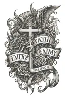 faith family freedom  tattoo design idea