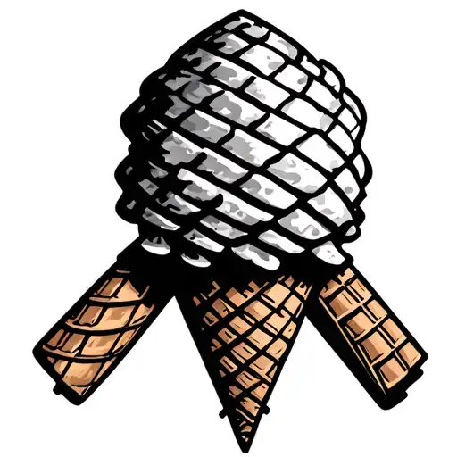 honey cone hunting camo tattoo design idea