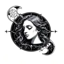 Sleep Token Euclid tattoo design idea