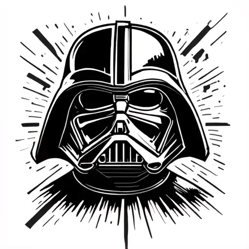 Simple Star Wars tattoo design idea