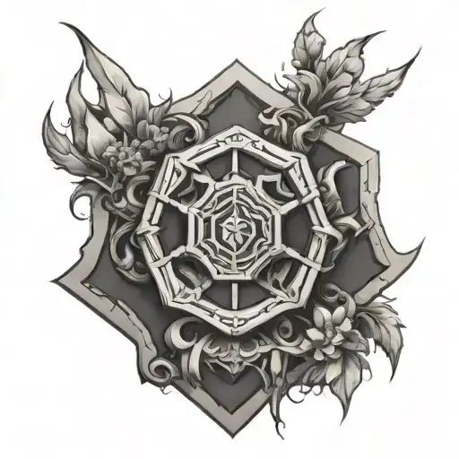 The hex core from arcane tattoo design idea