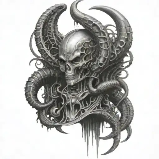 Giger tattoo design idea
