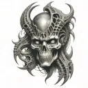 Giger tattoo design idea