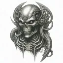 Giger tattoo design idea