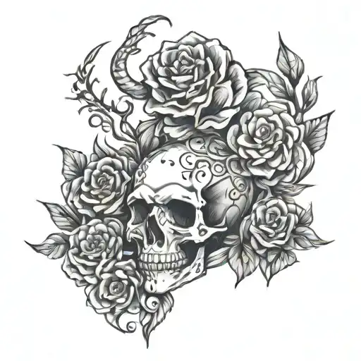 We sit in silence tattoo design idea
