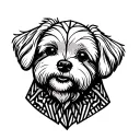 Bichon Frise tattoo design idea