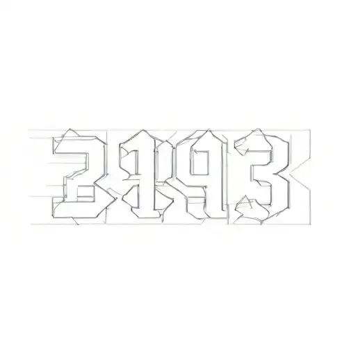 the year 1993 tattoo design idea