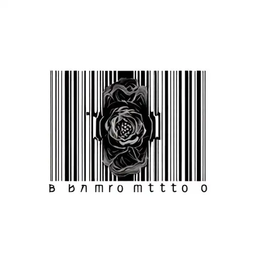 bnwo barcode tattoo design idea
