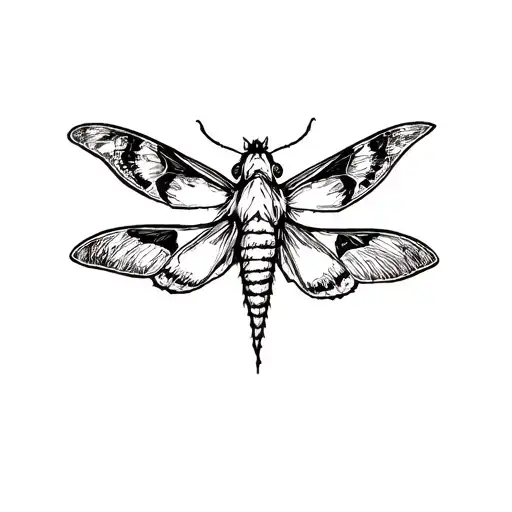 moth flying to a flame  tattoo design idea