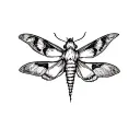 moth flying to a flame  tattoo design idea