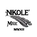"NIKOLE MMXIII" bald eagle feather tattoo design idea