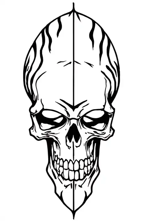 skull for knee tattoo tattoo design idea