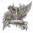 my mercy prevails over my wrath tattoo design idea