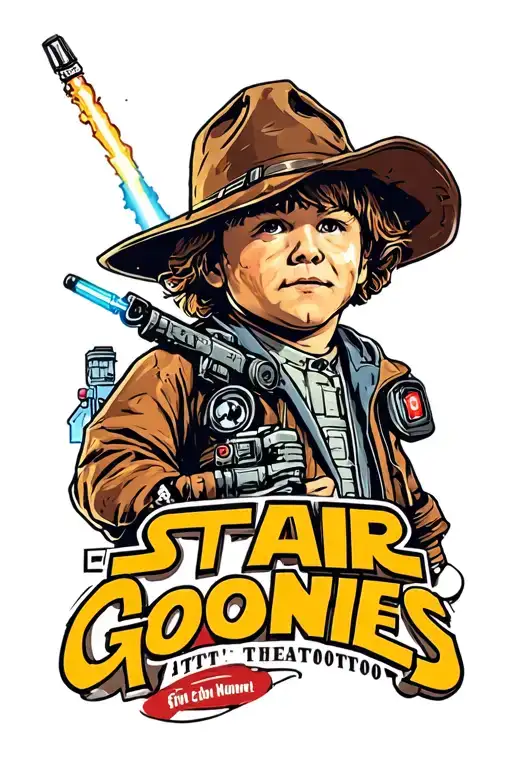 Goonies doctor who starwars tattoo design idea