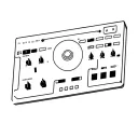 crossfader dj controller tattoo design idea