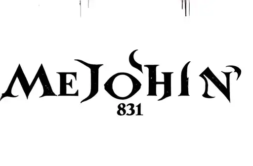 "Mel John 831" tattoo design idea