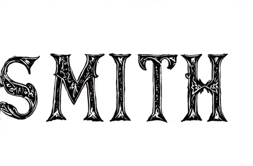 "SMITH" tattoo design idea