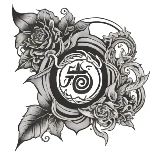 four elements tattoo design idea
