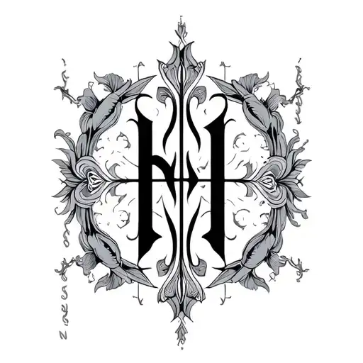 ambigram tattoo design idea