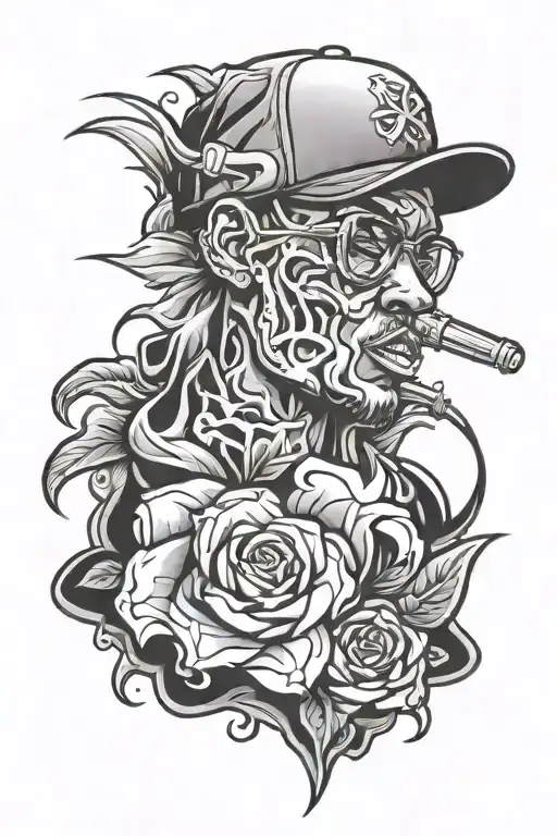 hip hop tattoo design idea
