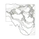 topographic map of the grand canyon tattoo design idea