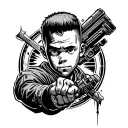 Fallout Vault boy tattoo design idea