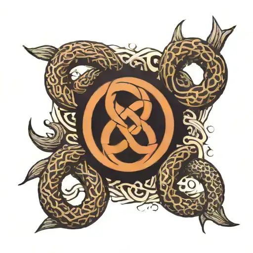 auryn tattoo design idea