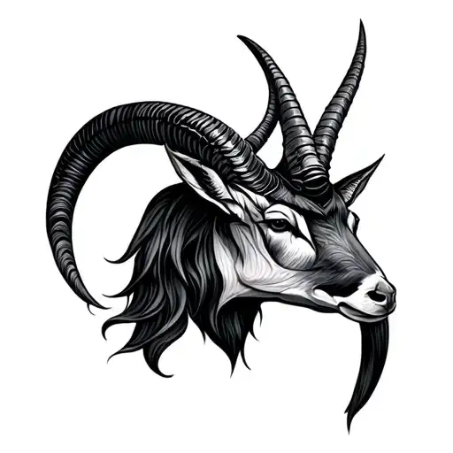 Dakota Capricorn tattoo design idea