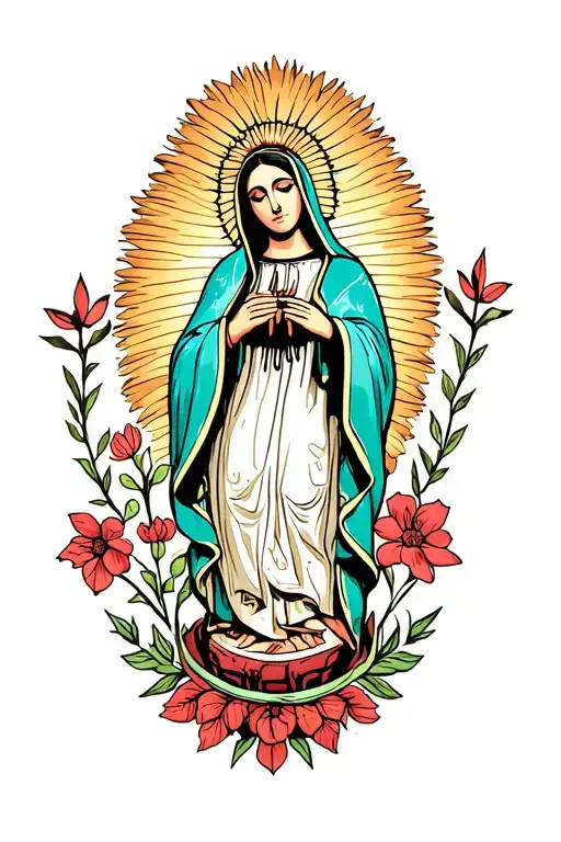 Our Lady of Guadalupe tattoo design idea