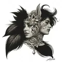 aria tattoo design idea