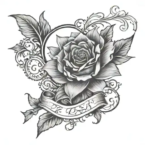 birth date tattoo design idea