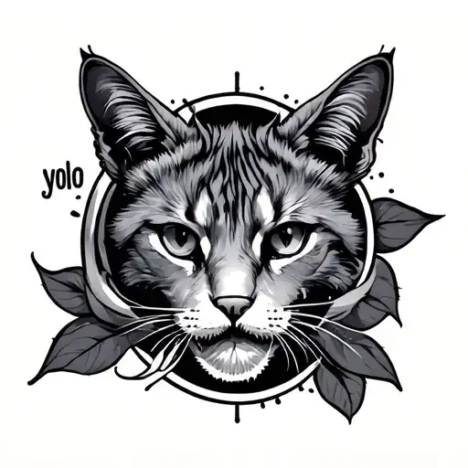 yolo tattoo design idea