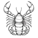 lobster pot tattoo design idea