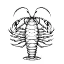 lobster pot tattoo design idea
