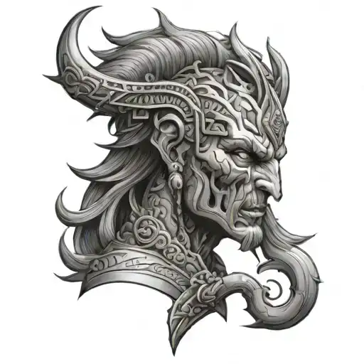 Savage tattoo design idea
