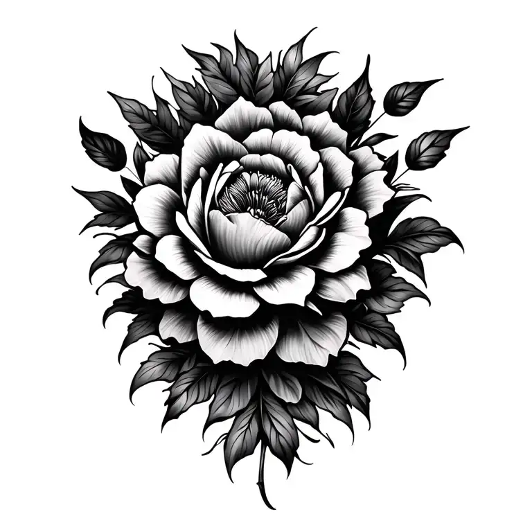 floral design tattoo design idea