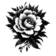 floral design tattoo design idea