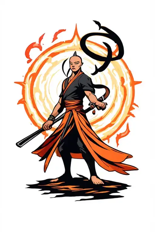 avatar the last air bender tattoo design idea