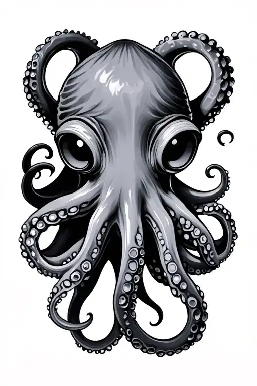 octopuss antique tattoo design idea