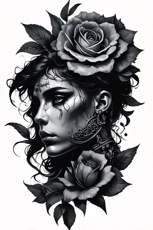 compess, author tattoo design idea