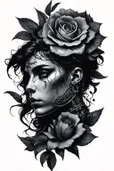 compess, author tattoo design idea