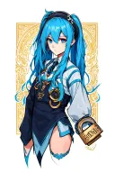 Nagi Blue Lock character tattoo design idea