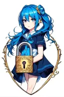 Nagi Blue Lock character tattoo design idea