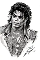 Michael Jackson tattoo design idea