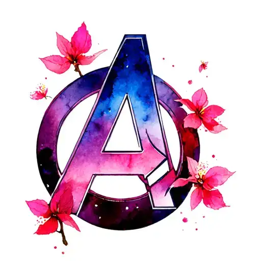 avengers sign color of a cherry tree tattoo design idea