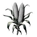 Corn Stalk tattoo design idea