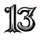 13 Roman Numeral tattoo design idea